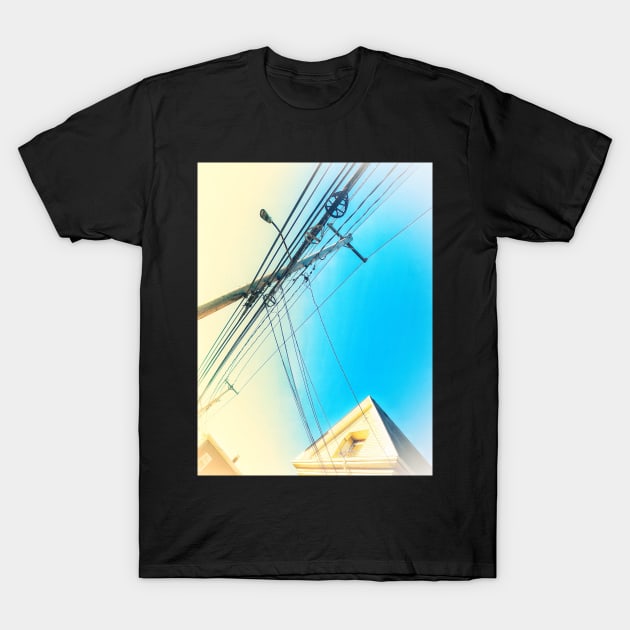 Oblique Attic and electric cables T-Shirt by Herz40